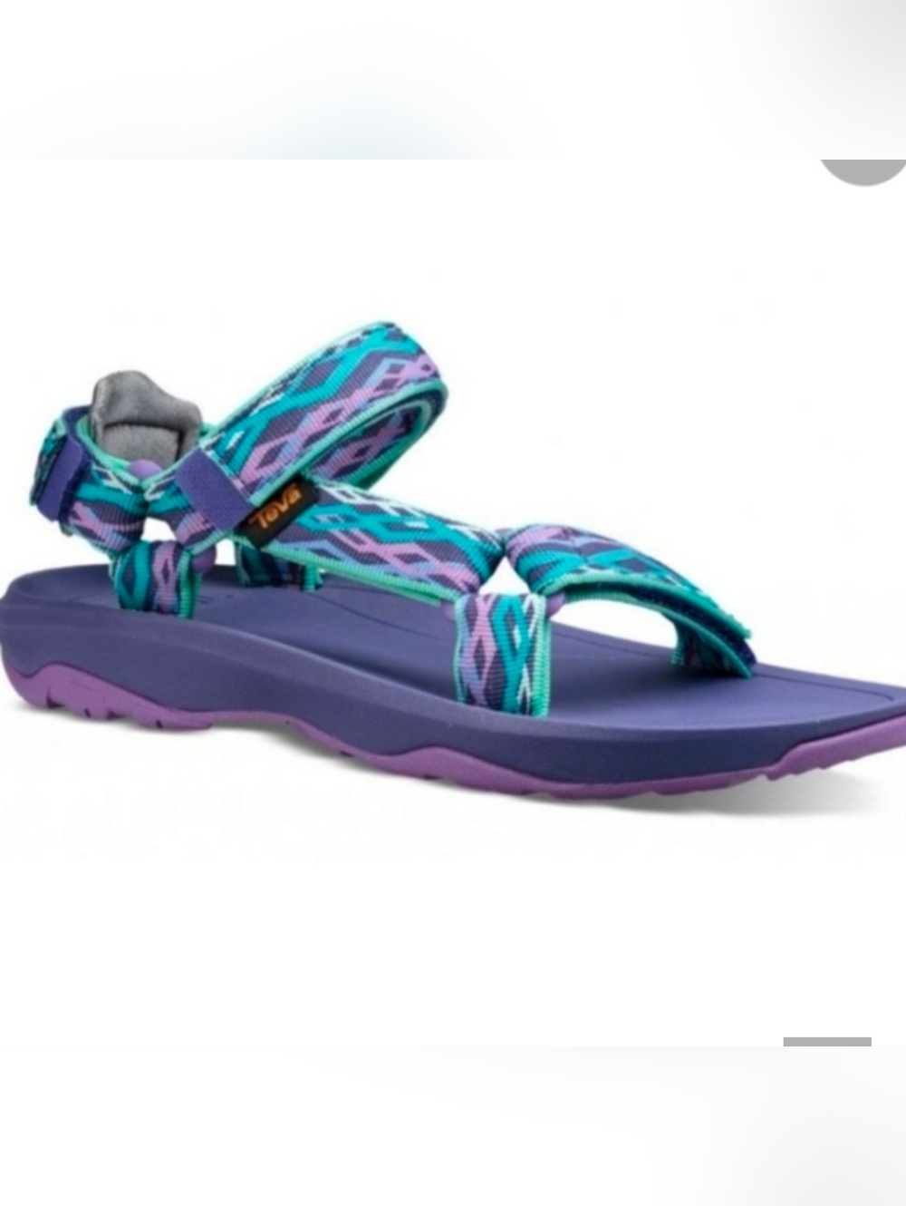 Teva Hurricane Girl's Sandals Shoes Purple Aqua Size 2